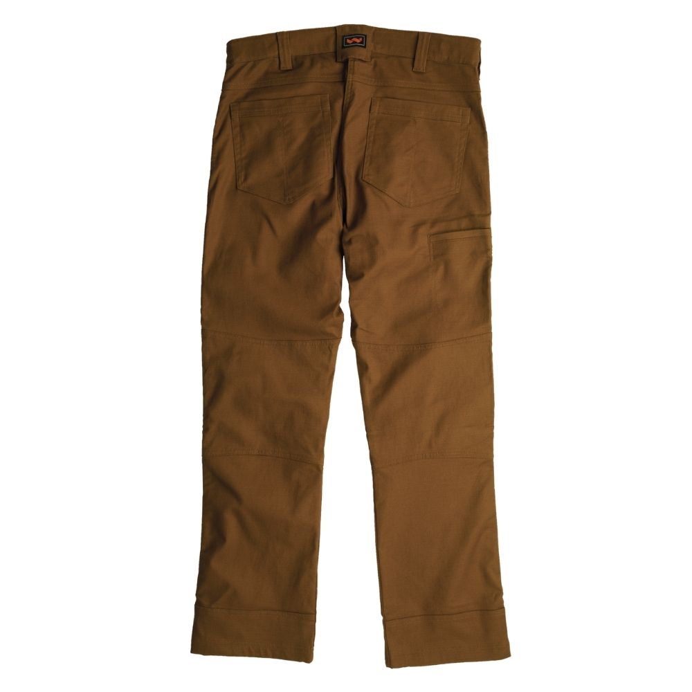 Walls Ditchdigger All-Season Twill Double Knee Men's Work Pants YP96 in Burnished Amber - Durable Construction Workwear for Outdoor Labor, Farming & Heavy Duty Jobs
