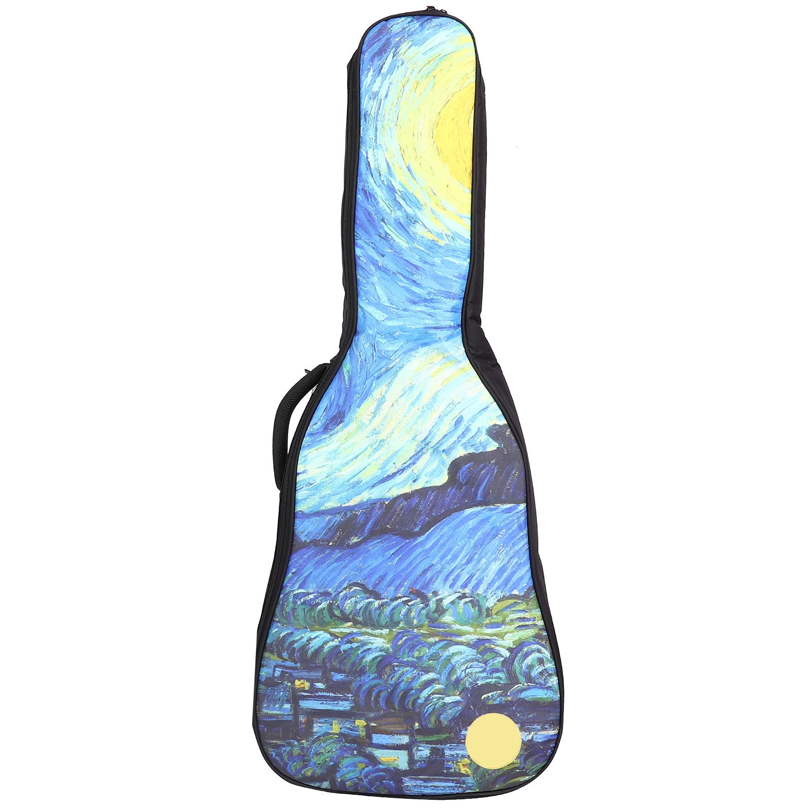 FOLOSAFENAR 40-Inch Acoustic Guitar Bag - Nylon Backpack Case with Adjustable Shoulder Straps & Tote Bag, Starry Sky Design for 36-41 Inch Classical Guitars - Perfect for Travel, Gigging & Storage