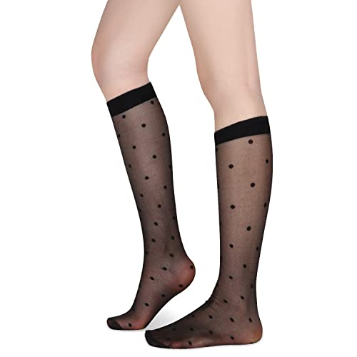 Black Polka Dot
