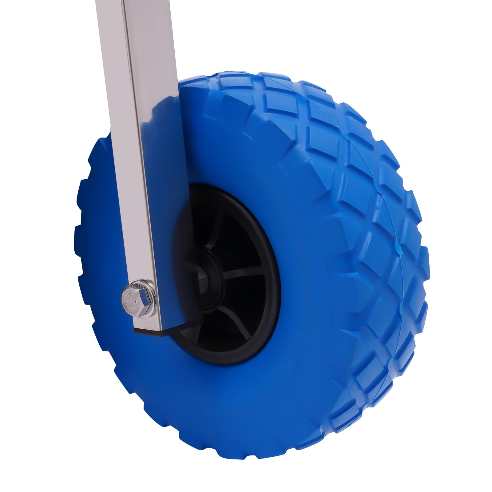 TFCFL 10 Inch Aluminum Boat Launching Wheels Set - Easy Load Transom Launching Wheels for Inflatable Boats, Kayaks & Small Yachts | Perfect for Beach, Dock & Shallow Water Boat Launching