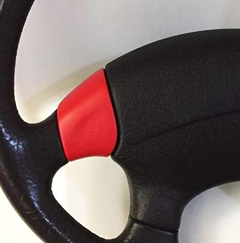 Red Steering Wheel Horn Replacement Cap Cover for VW Golf Jetta MK3 - Durable Car Accessory for Enhanced Driving Safety & Style