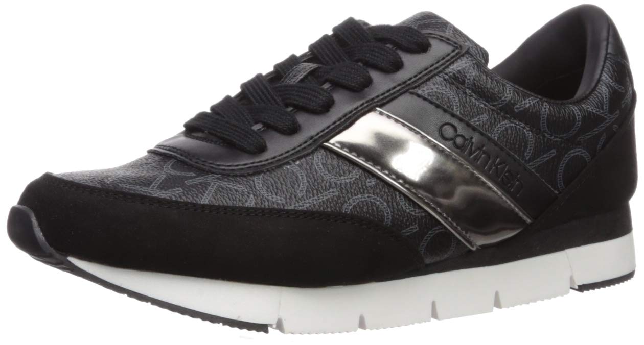 Calvin Klein Women's Comfortable Tea Sneakers - Casual Fashion Walking Shoes for Women | Perfect for Work, Travel & Everyday Wear