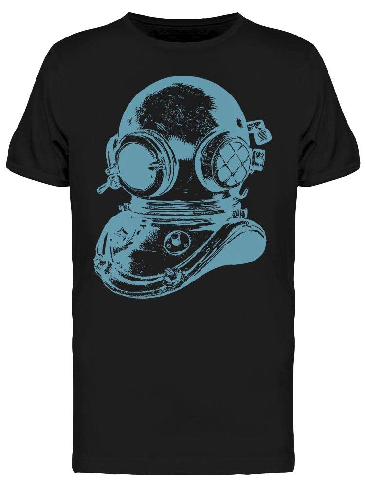 Vintage Diving Equipment T-Shirt for Men - Retro Scuba Diving Graphic Tee - Casual & Comfortable Cotton Shirt for Beach, Pool, or Water Sports Enthusiasts
