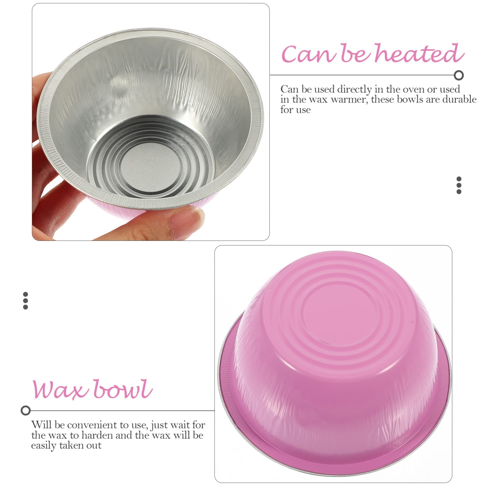 SOLUSTRE 10-Piece Aluminum Wax Melting Pot Set - Candle Wax Warmer Bowl, Hair Wax Heater, Chocolate Melting Pot for DIY Candles, Wax Beans & Beauty Salon Use (Includes Mixing Bowls & Foil Liners) - Perfect for Home Spa, Candle Making & Chocolate Dipping