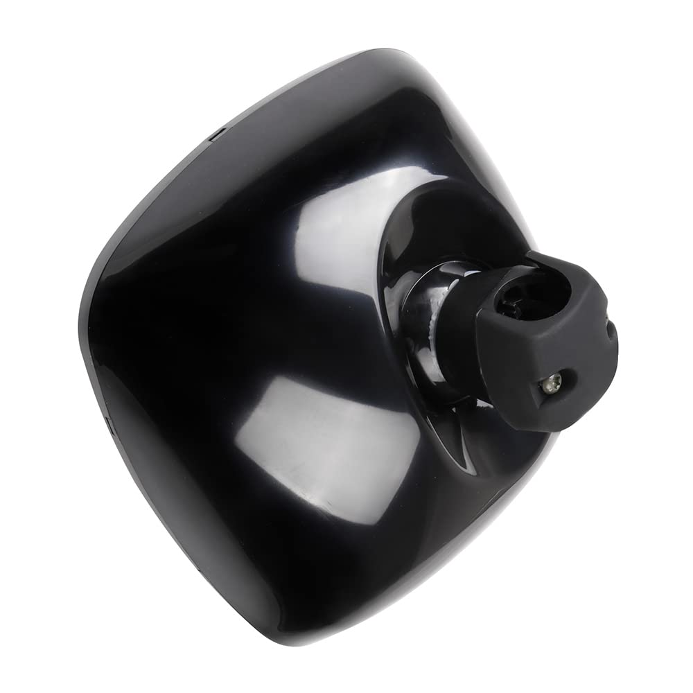 Heated Black Housing Side Hood Mirror Replacement for Freightliner M2 100 106 112 114SD (2003-2017) - Wide Angle Truck Mirror with Smaller Design - Perfect for Enhanced Visibility and Safety While Driving