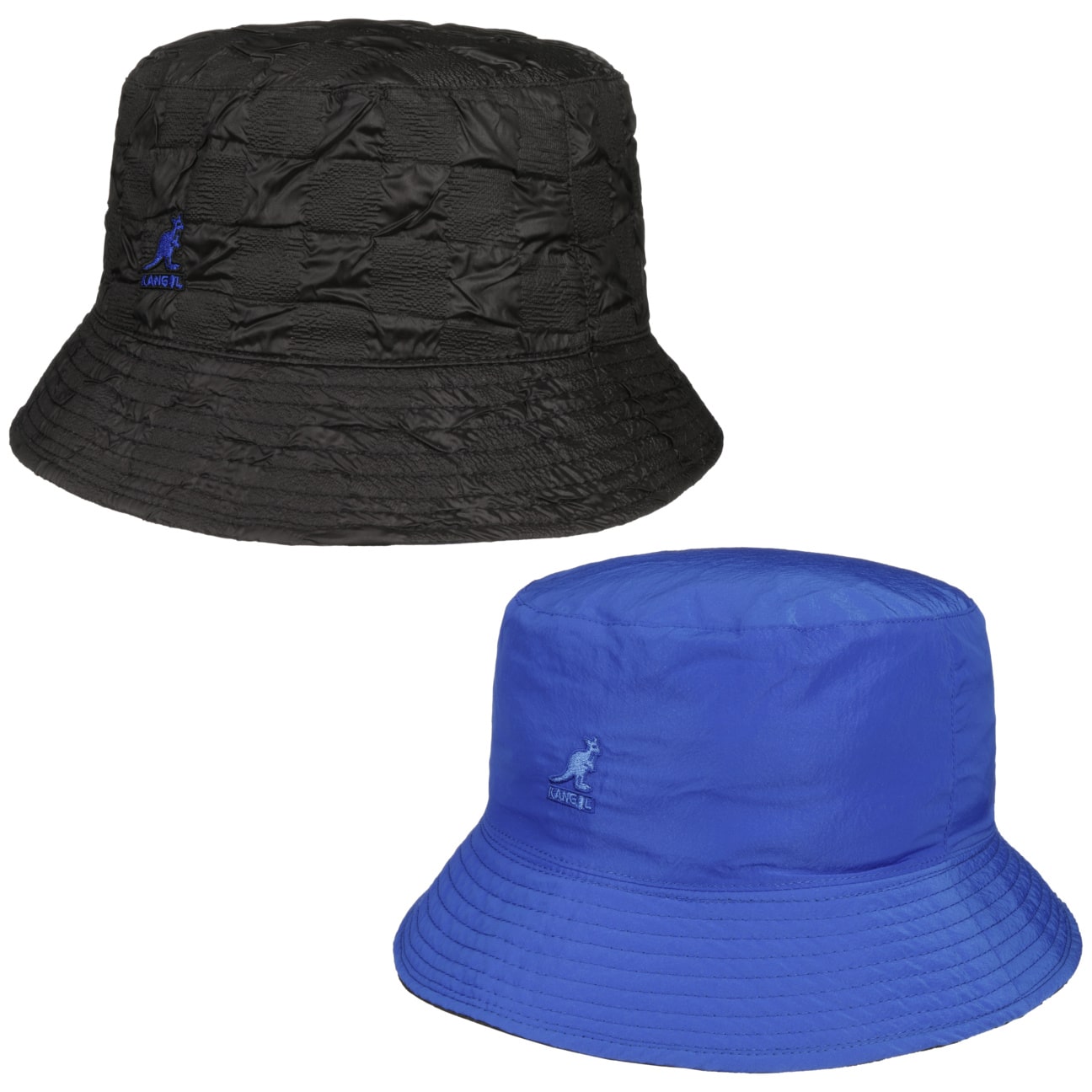 Kangol Pucker Check Bucket Reversible Hat - Stylish Unisex Sun Protection for Outdoor Activities, Travel & Casual Wear