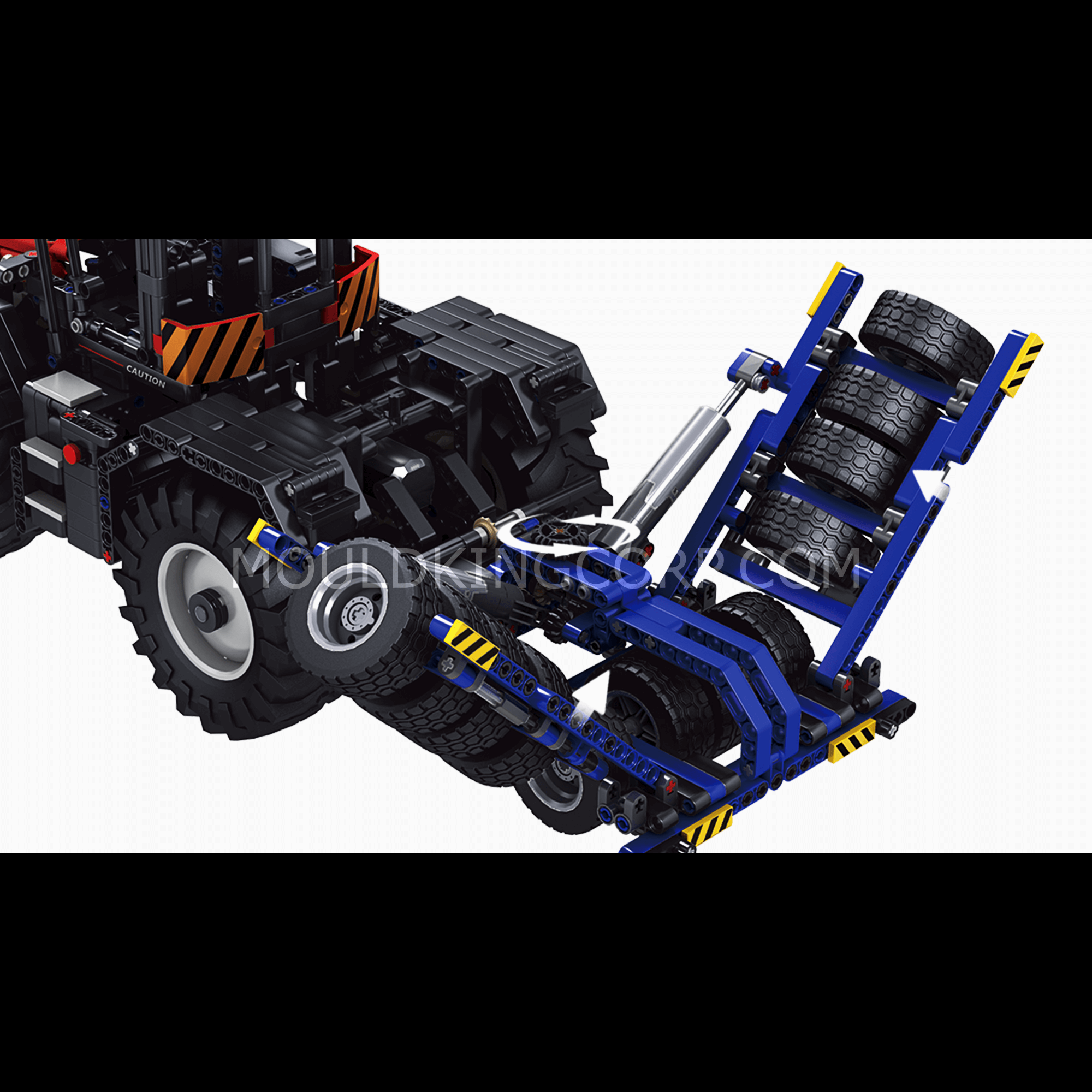 MOULD KING 17020 Remote Control Tractor Building Kit - 2,716 PCS STEM Toy for Adults & Kids | Perfect for Construction Play, DIY Projects & Collectors | Compatible with Major Building Brick Brands