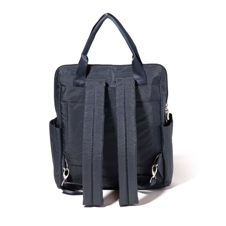Baggallini Modern Everywhere Laptop Backpack for Women & Men - Lightweight Water-Resistant 15.6 Inch Laptop Bag with USB Charging Port - Perfect for Work, Travel & School