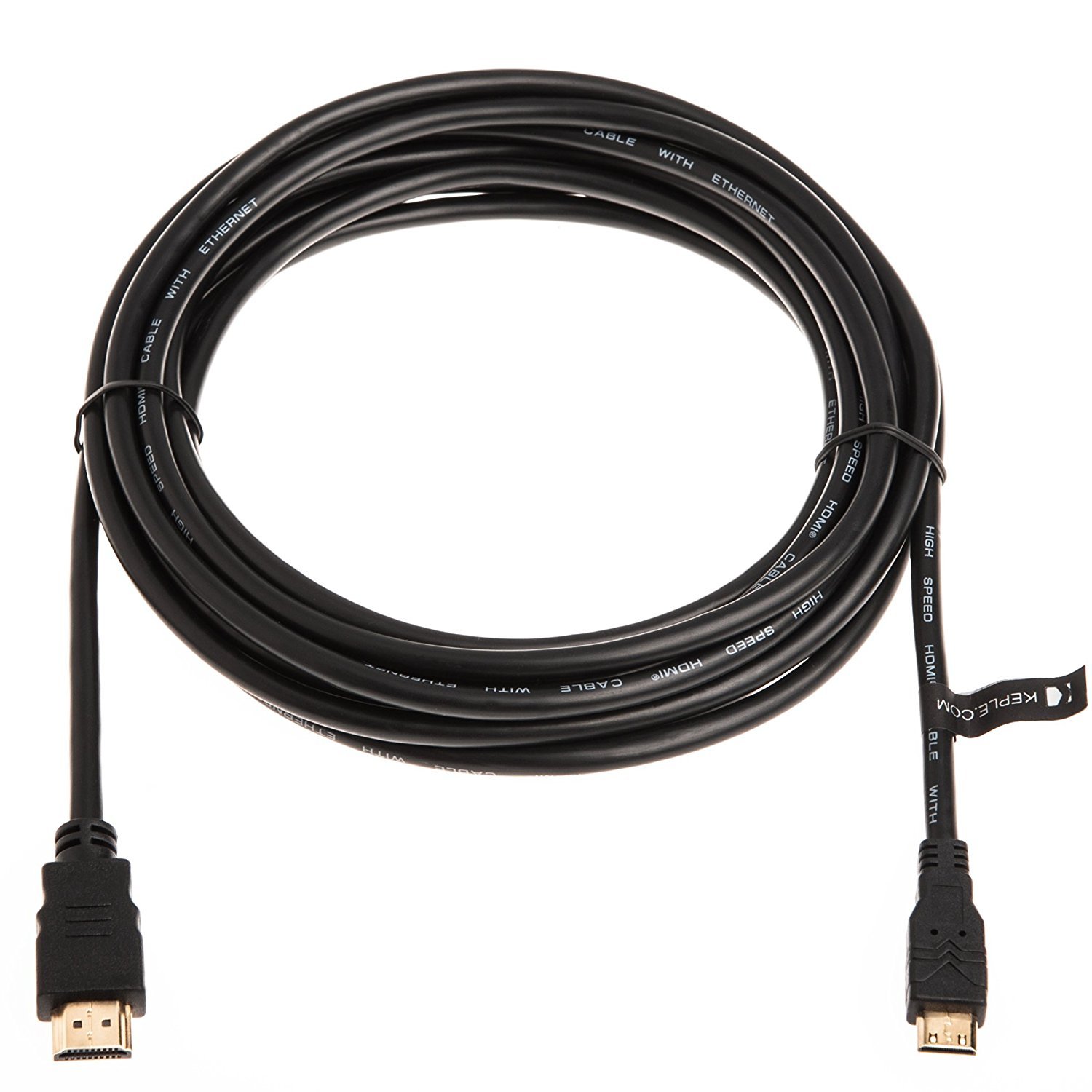 6.6FT Mini HDMI Cable - High Speed 4K 60Hz Compatible for Canon EOS 550D, Nikon DSLR Cameras, Fujifilm, Nvidia Shield to TV/Monitor/Projector - Perfect for Home Theater, Gaming & Presentations