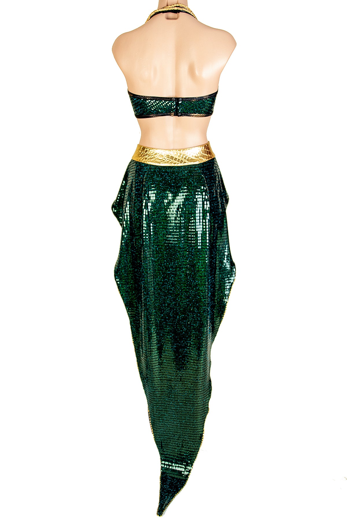 Elegant Medusa Print Long Skirt for Women - Boho Maxi Skirt with Flowy Design - Perfect for Summer, Beach, and Festival Outfits