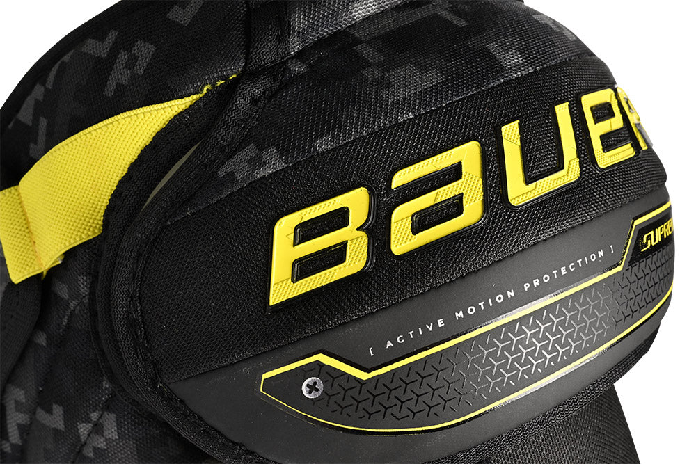 Bauer Supreme Mach Youth Ice Hockey Shoulder Pads - Protective Gear for Junior Hockey Players - Perfect for Practice & Games