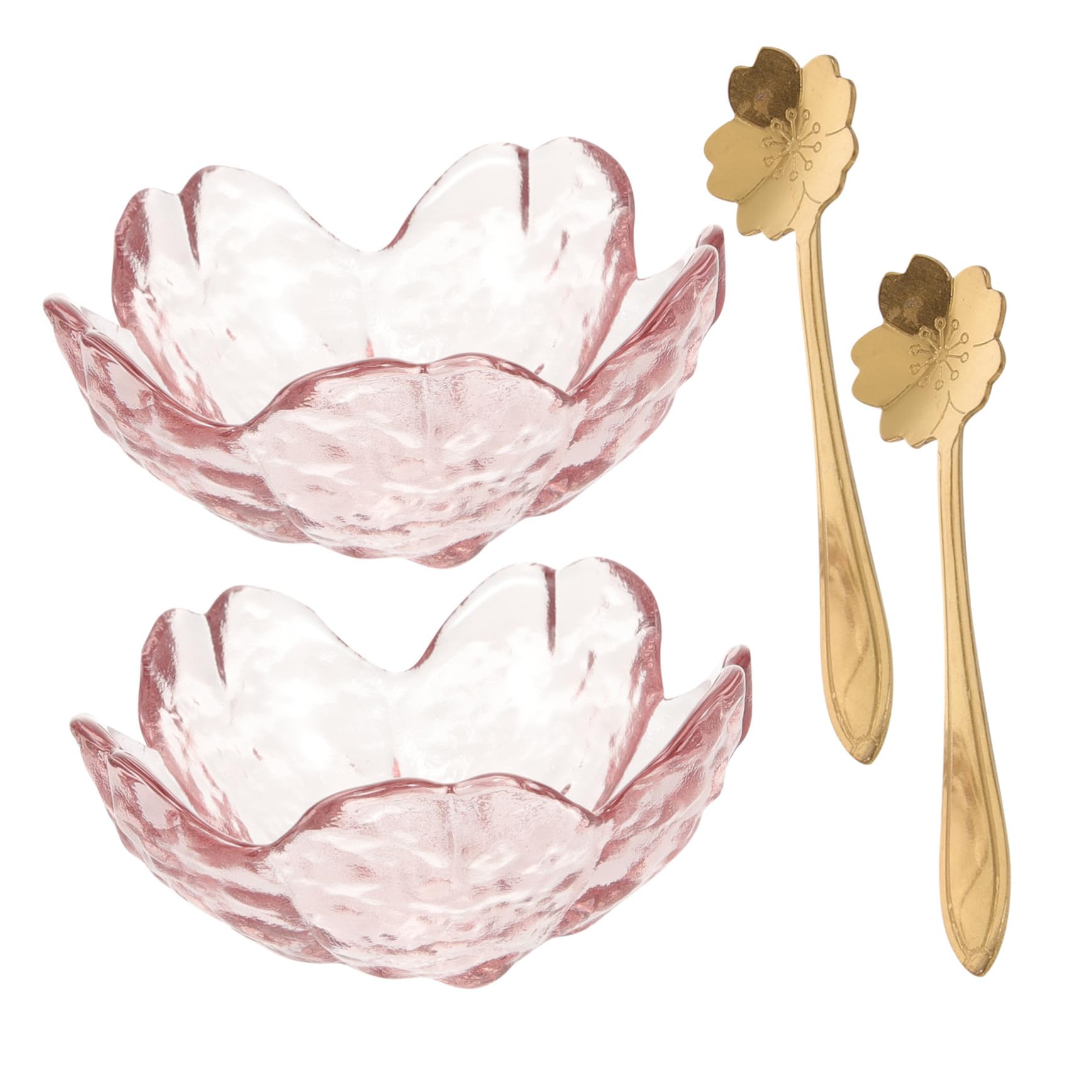 2 Sets Clear Pink Metal Massage Oil Bowls for Salon & Spa - Facial Mask Mixing Bowl, Fragrance Kit, Care Food, Sauce Dish - Perfect for Estheticians, Facial Treatments & Appetizer Plates