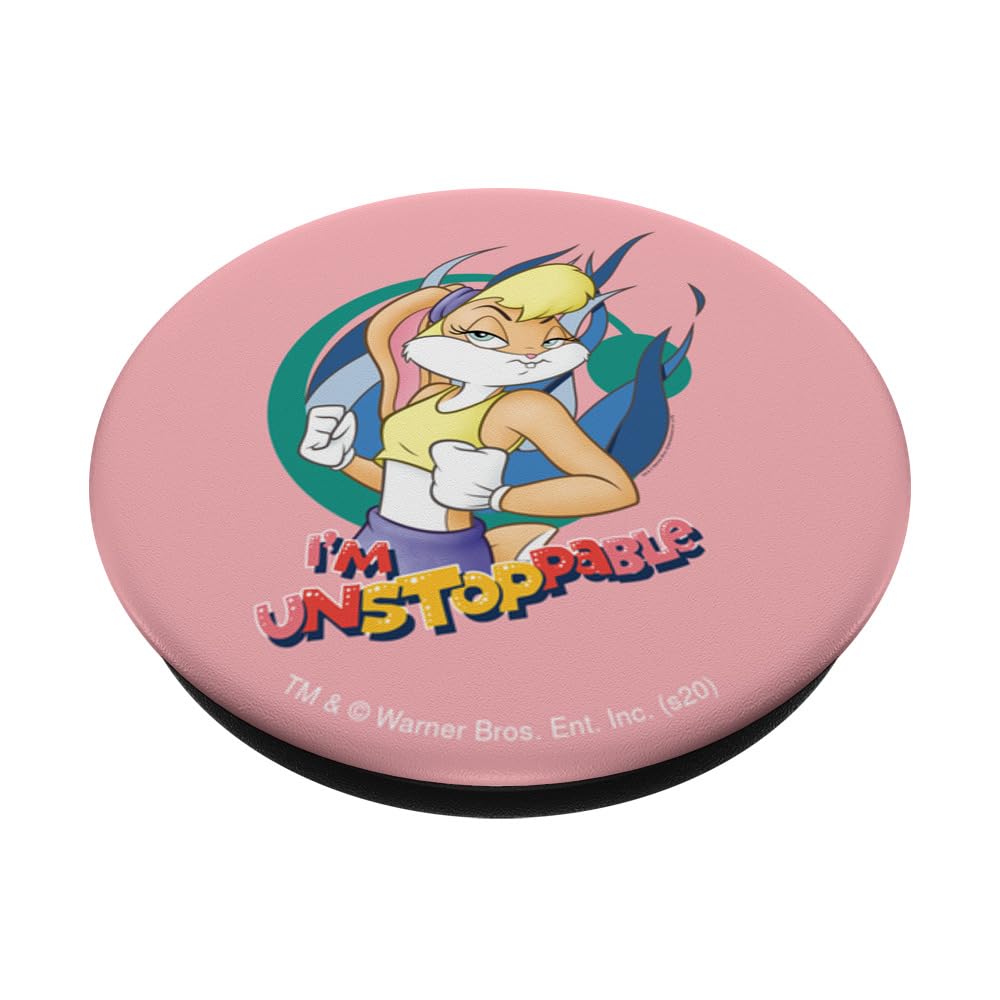 Looney Tunes Lola Bunny Unstoppable PopSockets Standard PopGrip - Swappable Phone Grip & Stand for iPhone, Samsung & Smartphones - Perfect for Fans, Gifts & Everyday Use