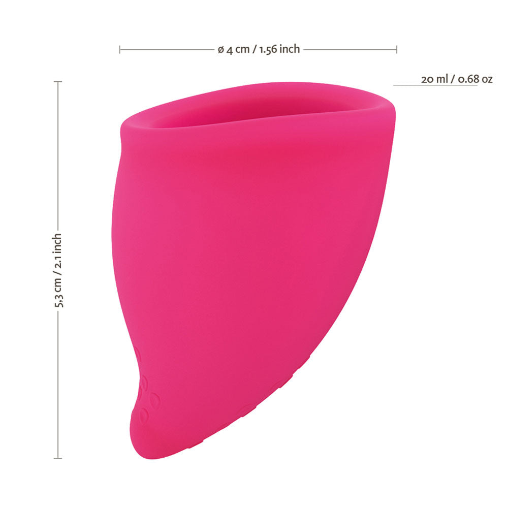 Fun Factory Fun Cup Menstrual Cup - Reusable, Soft & Comfortable for Period Protection - Perfect for Active Lifestyles, Travel & Eco-Friendly Period Care