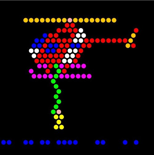 Lite Brite Refill Templates - 10 Sheets (7x7) for Lite Brite Cube, Flat-Screen & Four Share | Creative Light Pegboard Art for Kids | Perfect for Birthday Gifts, Classroom Activities & Sensory Play