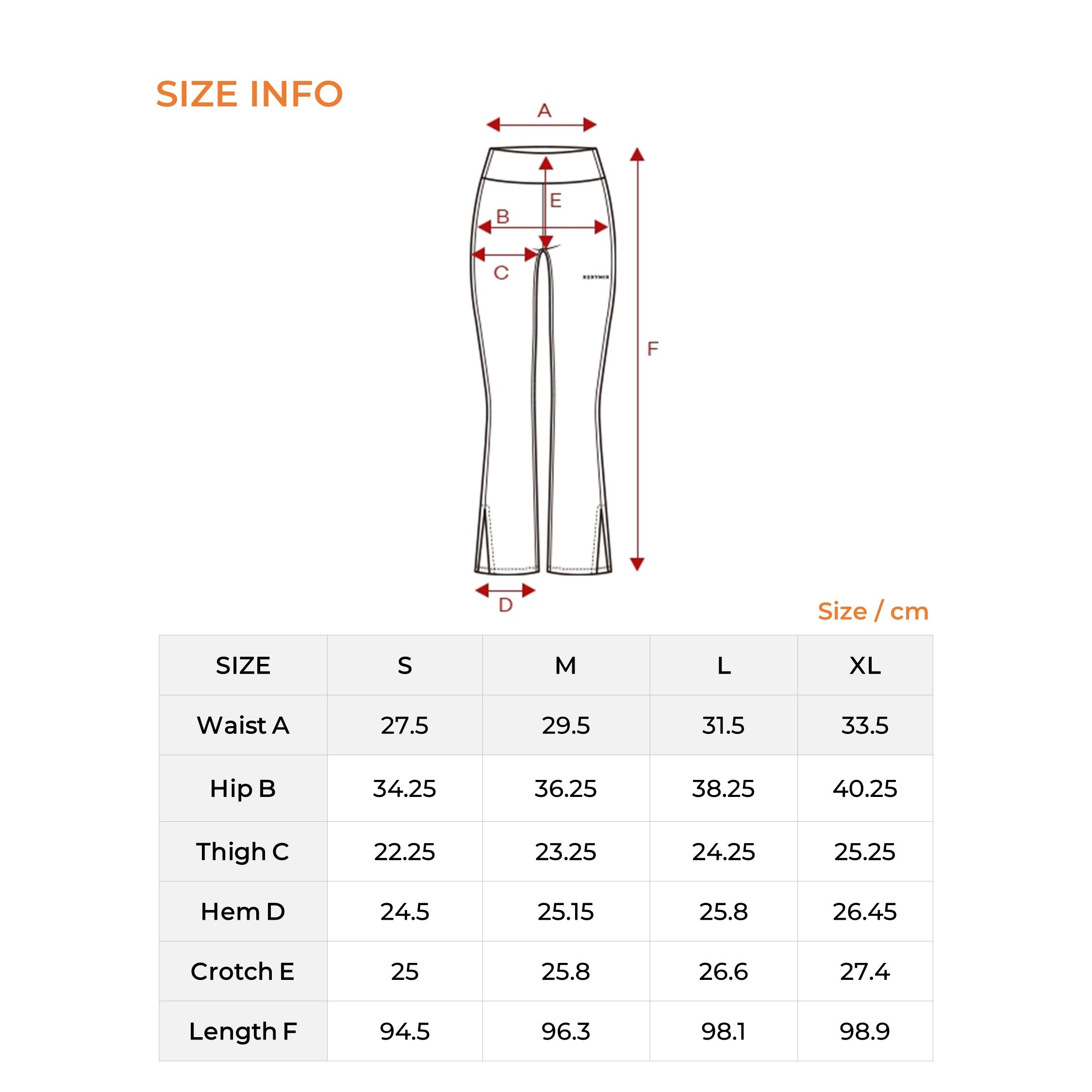 Stylish Ribbed Tension Bootcut Slit Pants for Women - Trendy High Waisted Flared Yoga Pants for Casual Wear, Workout & Night Out