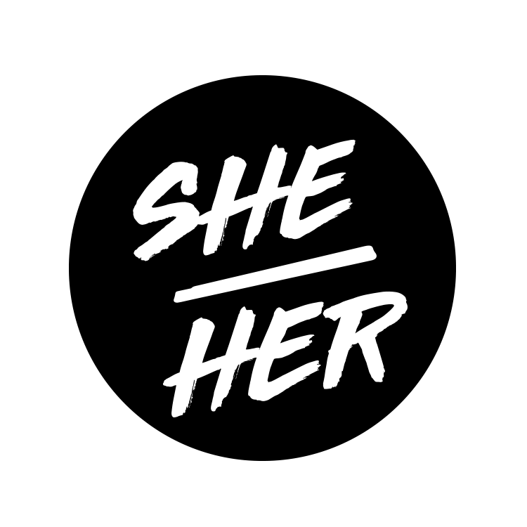 Pronoun 1.5 Inch Stickers - LGBTQ+ Pride, Gender Identity & Ally Stickers for Laptops, Water Bottles & Notebooks - Perfect for School, Work & Personal Expression