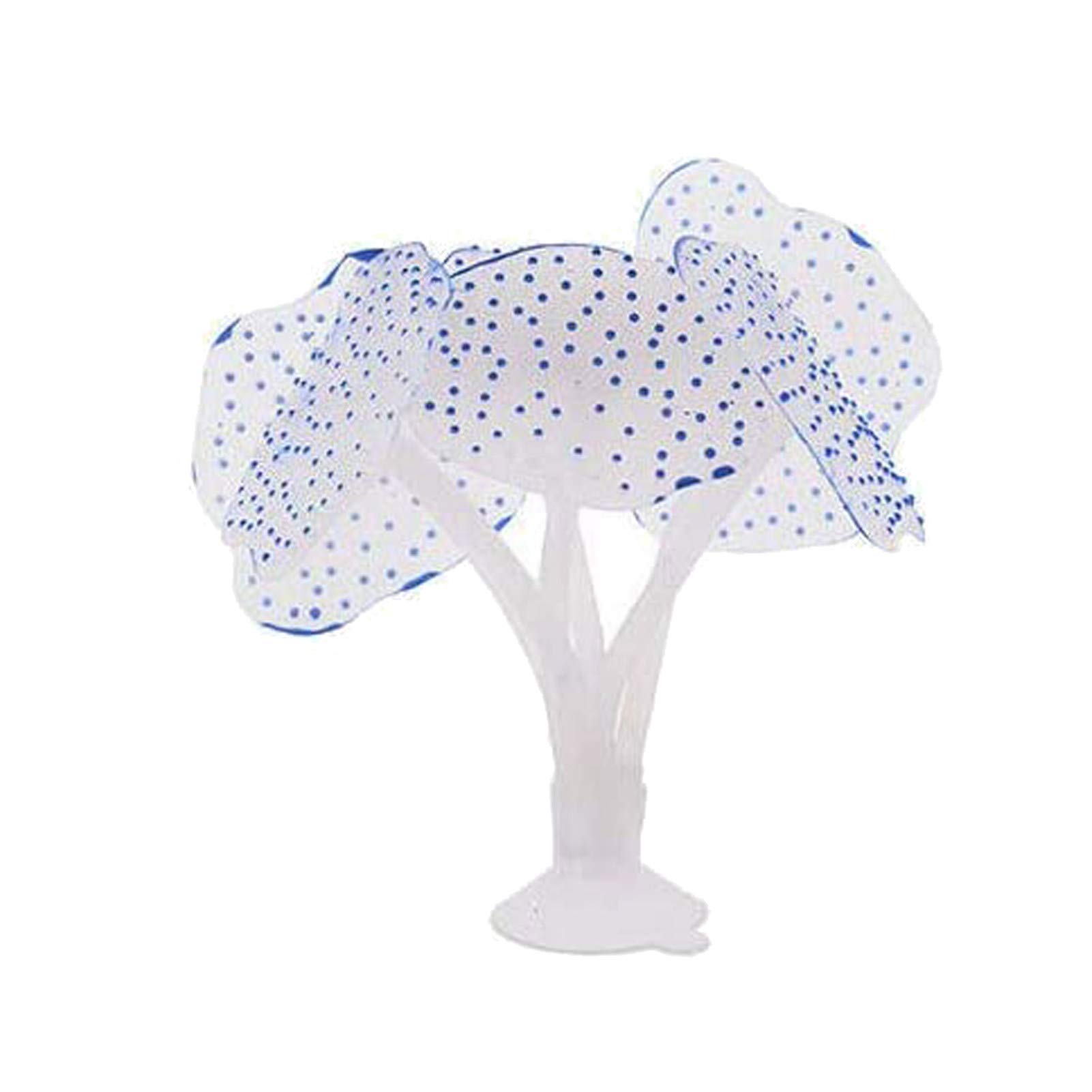 Glow in the Dark Jellyfish Aquarium Decor - Realistic Silicone Fish Tank Ornament for Home & Office | Perfect for Saltwater & Freshwater Tanks, Nighttime Aquarium Viewing