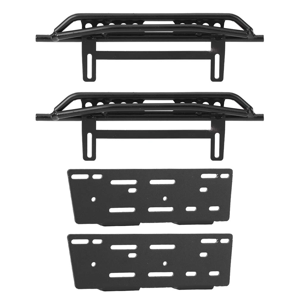 Drfeify RC Side Pedal - 1 Pair Metal Pedals with Screws for 1/10 Scale RC Crawlers | Compatible with TRX4, SCX10, 90046, 90047 Models | Perfect for Off-Road Crawling & Rock Racing Adventures