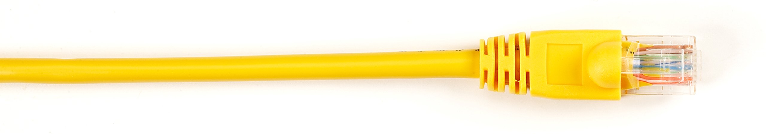 Black Box 5' YL 25-PK CAT5e 100MHz Ethernet Patch Cable UTP PVC - High-Speed Network Cable for Office, Home, and Data Center Connectivity