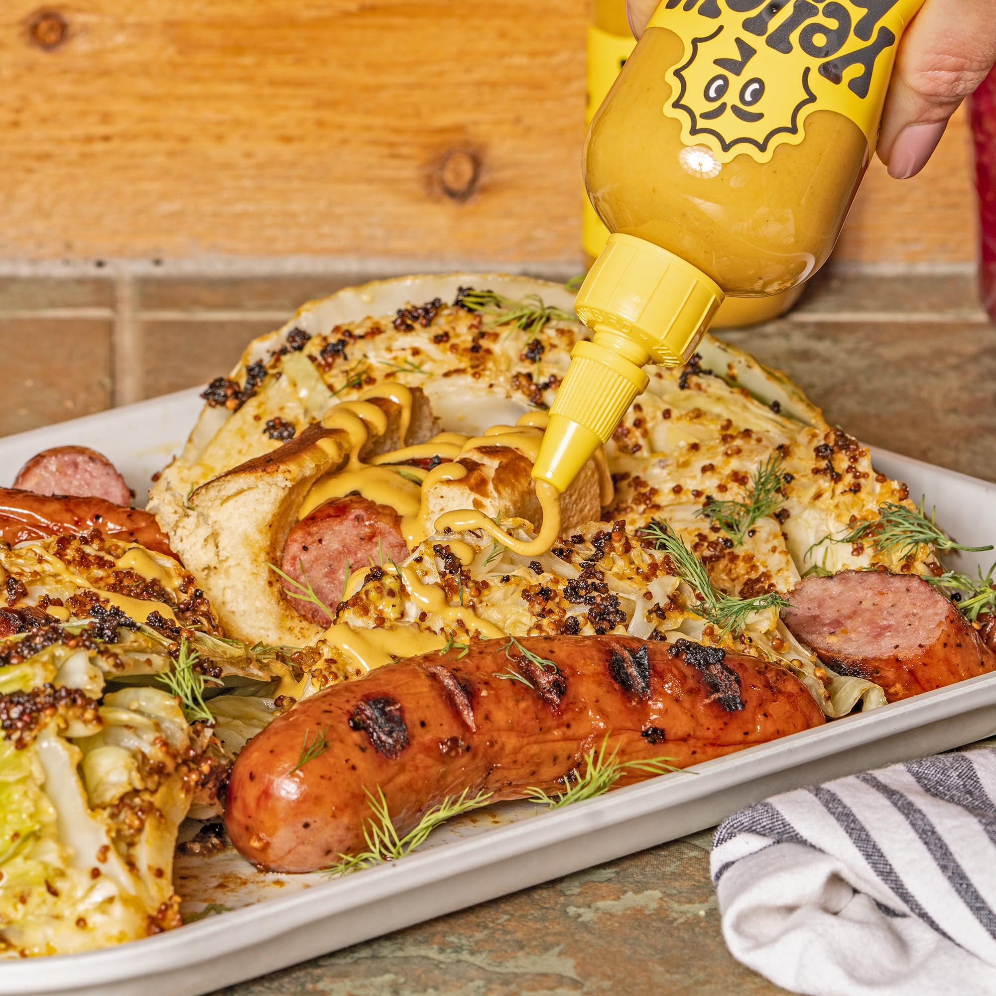 Yellowbird Small Batch Garlic Shiitake Hot Sauce 9.8 oz - Spicy Texas-Made Hot Sauce for Cooking, Grilling & Tacos | Premium Pantry Staple