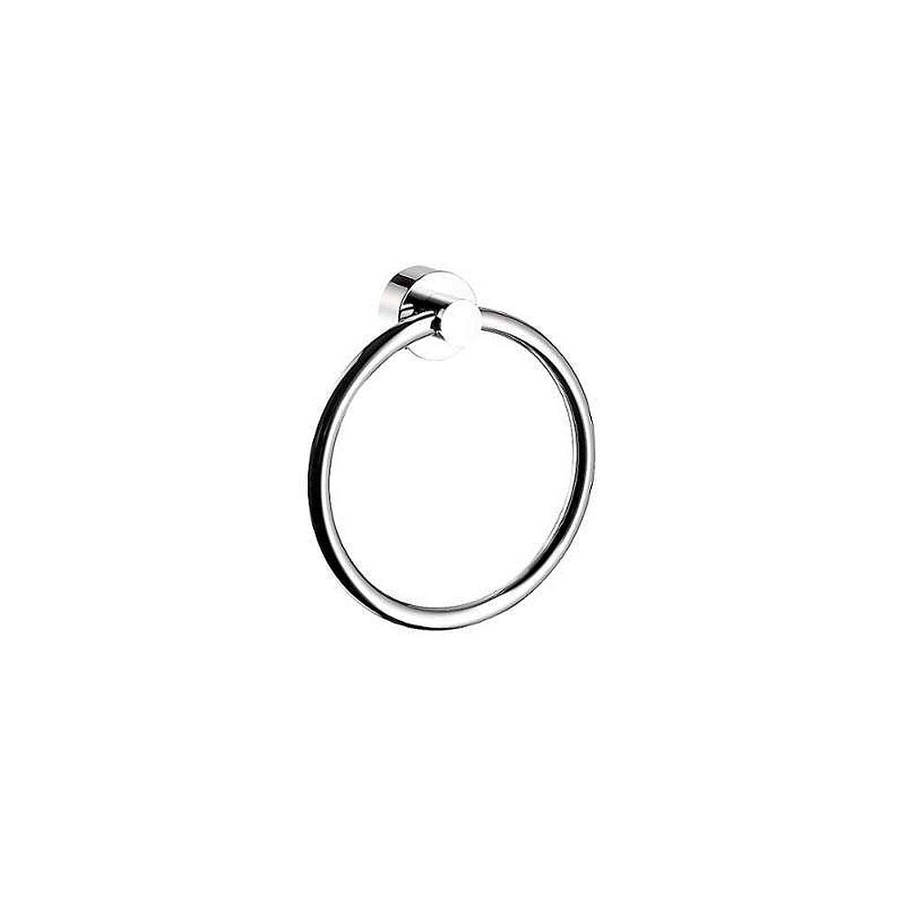 AXOR Luxury 8-inch Chrome Towel Ring Holder - Modern Bathroom Accessory for Towels & Robes - Perfect for Spa, Hotel & Home Decor