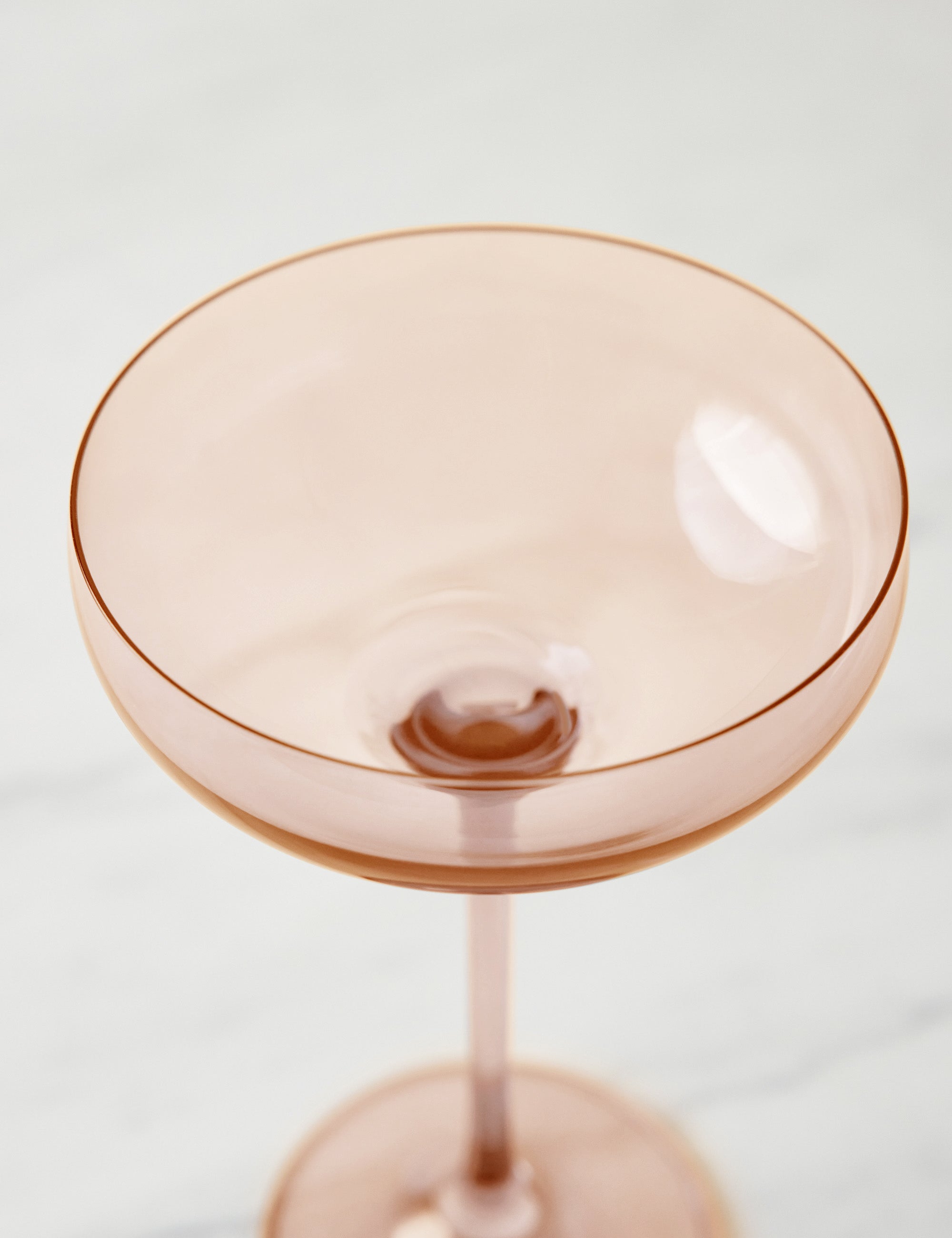 Elegant Estelle Colored Glass Champagne Coupes Set of 2 - Perfect for Weddings, Parties & Romantic Dinners