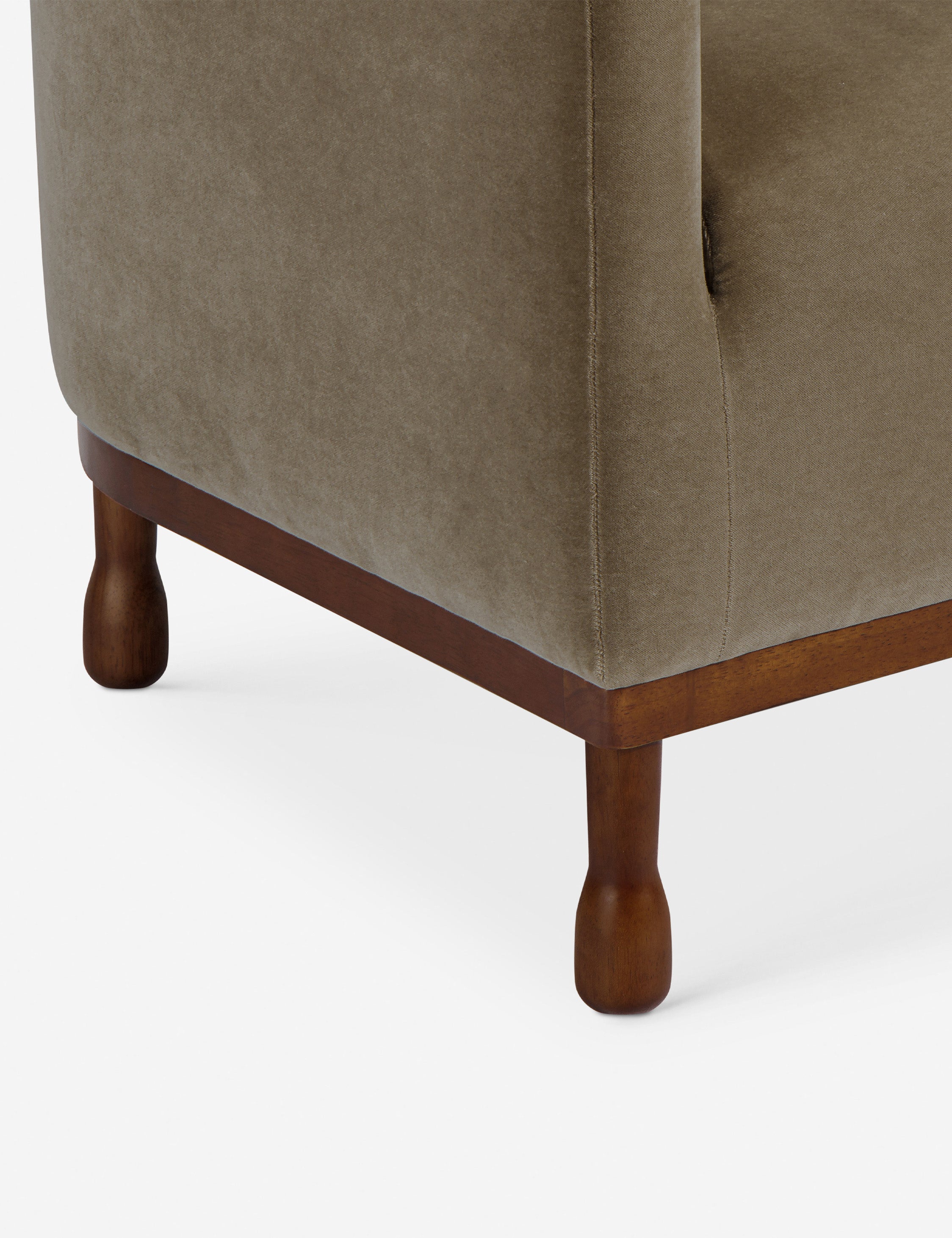 Gavin Accent Chair by Black Birch Homes x Co.House Designs - Modern Mid-Century Lounge Chair for Living Room, Bedroom & Office - Stylish Comfortable Reading Chair with Wooden Legs