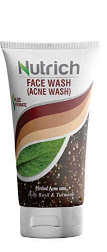 NUTRICH Acne Face Wash - 100GM | Gentle Cleanser for Oily & Acne-Prone Skin | Perfect for Daily Skincare Routine