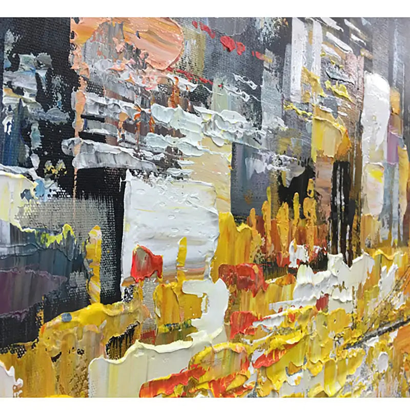 Urban Landscape Painting #UL 003 - Modern Wall Art for Home & Office Decor - Perfect for Living Room, Bedroom or Workspace