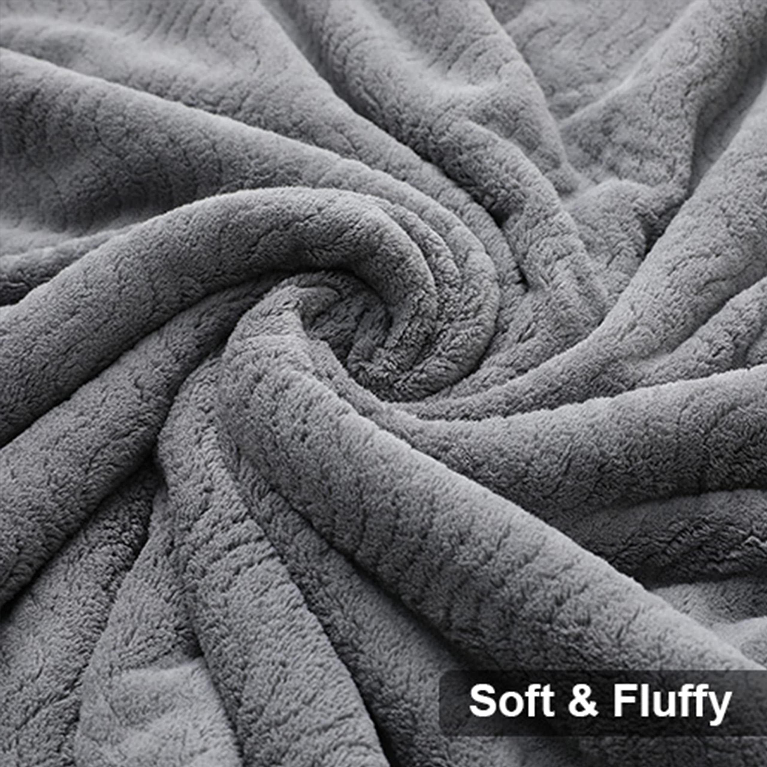 Premium 8-Piece Ultra Soft Bath Towel Set - Quick Dry, Highly Absorbent & Lightweight - Includes 2 Oversized Bath Towels, 2 Hand Towels & 4 Washcloths - Perfect for Bathroom, Shower, Pool & Kitchen Use - Dark Gray