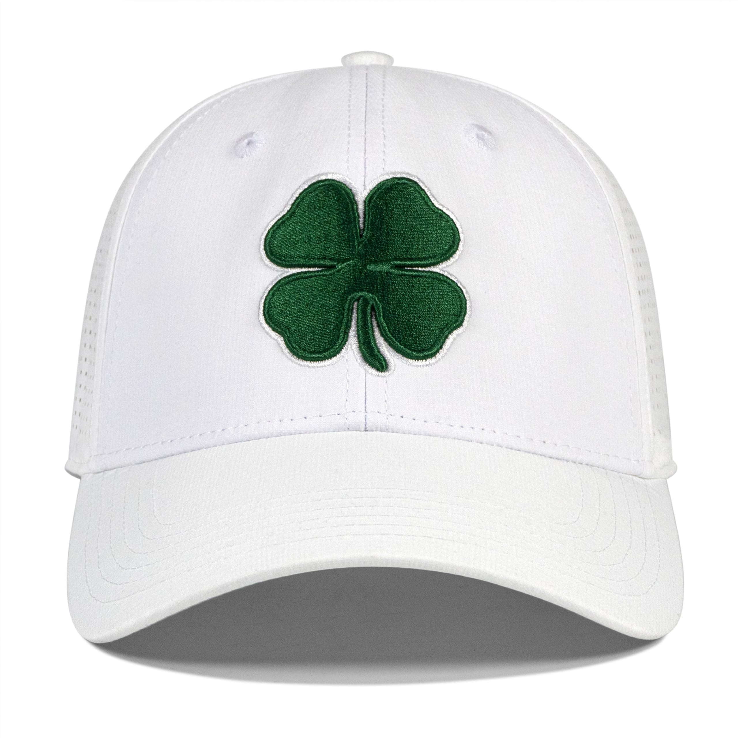 Stylish Unisex Clover Hats for Men & Women - Black 4-Leaf Lucky Golf & Baseball Cap - Perfect for Golfing, Outdoor Sports & Casual Wear
