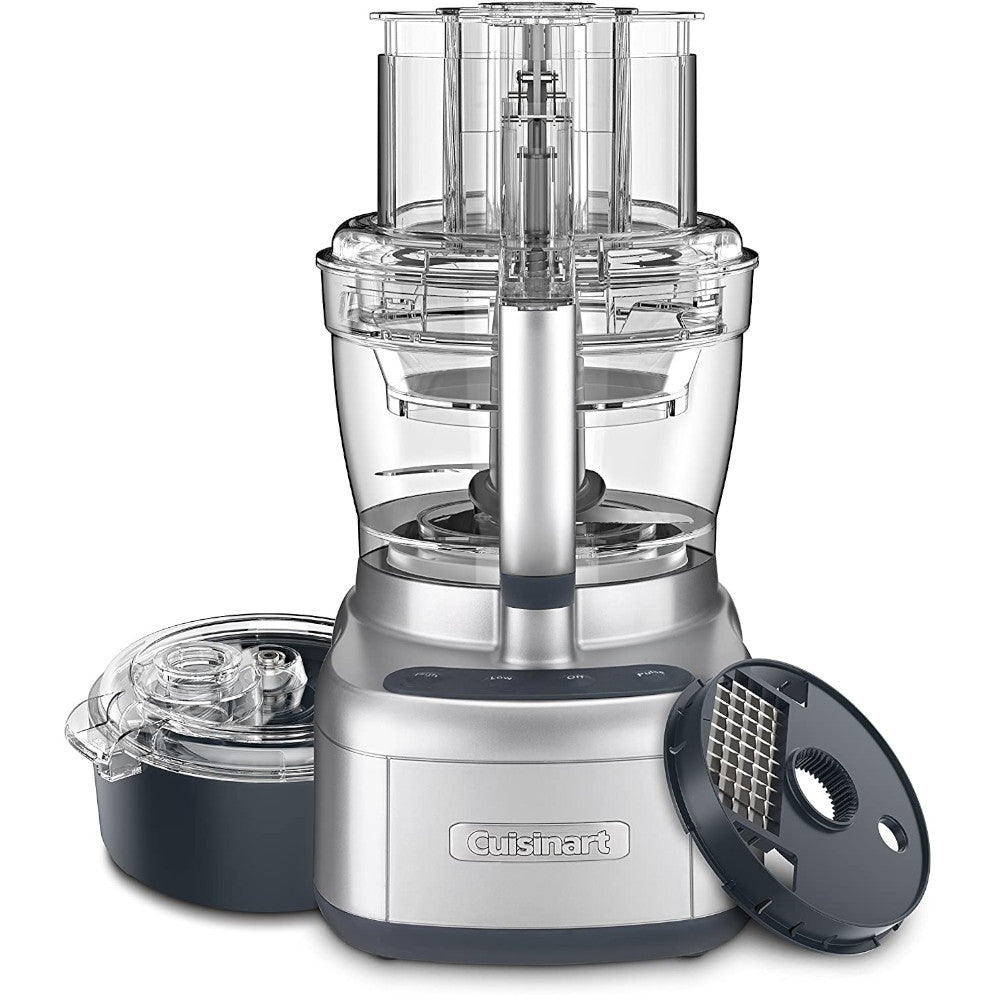 CUISINART Elemental 13 Cup Food Processor with Dicing Kit - Powerful 800W Motor for Chopping, Slicing & Shredding - Perfect for Meal Prep, Baking & Large Family Cooking (FP-13DSV)