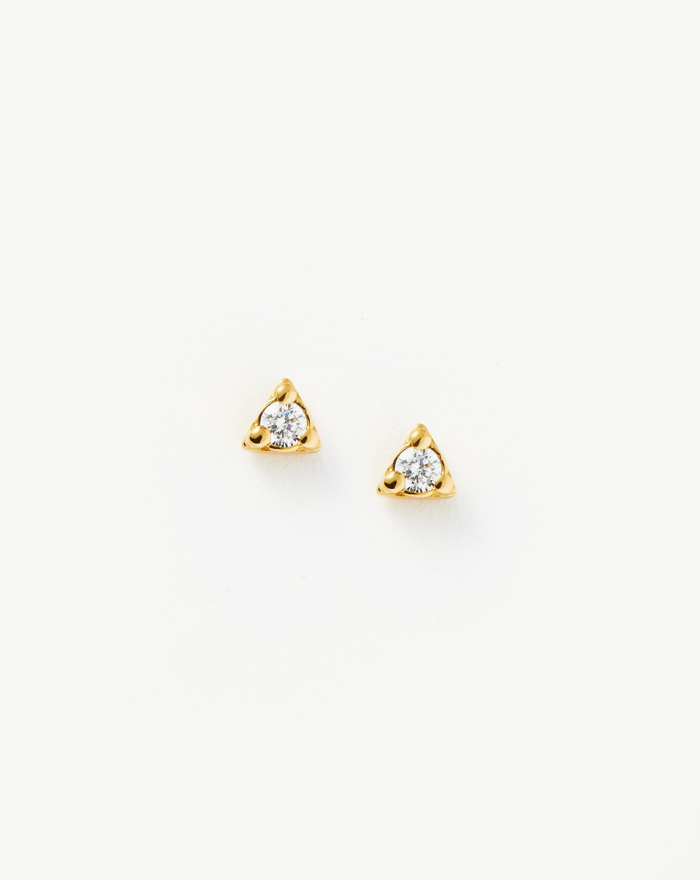 Sparkling Prism Stud Earrings for Women - Hypoallergenic Cubic Zirconia Earrings for Daily Wear, Gift Giving & Special Occasions