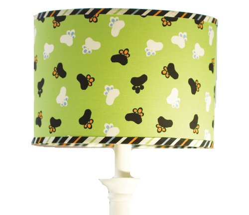Kathy Ireland Home Mr. Pete Lamp Shade - Classic Fabric Drum Shade for Table & Floor Lamps - Perfect for Living Room, Bedroom & Office Lighting Decor