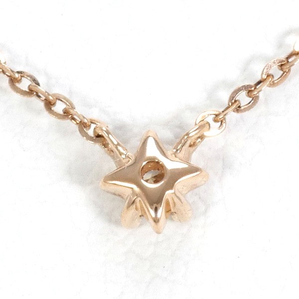4℃ K10PG Diamond Necklace for Women - 14K Rose Gold Pendant with Genuine Diamonds | Perfect for Anniversary, Valentine's Day & Special Occasion Gifts