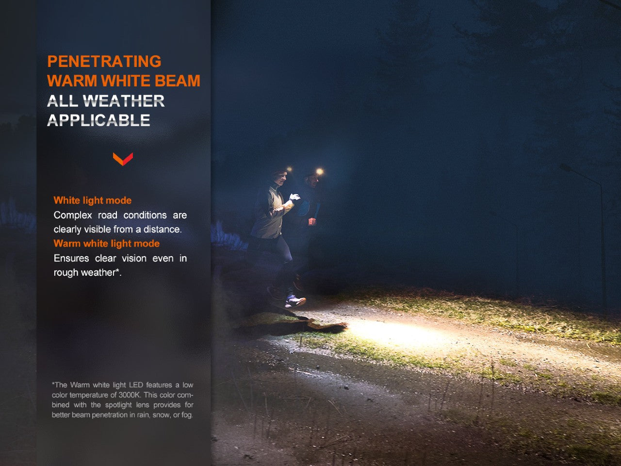 Fenix HM65R DT Rechargeable LED Headlamp - 1400 Lumens, Waterproof Headlight for Trail Running, Hiking, Camping & Outdoor Adventures