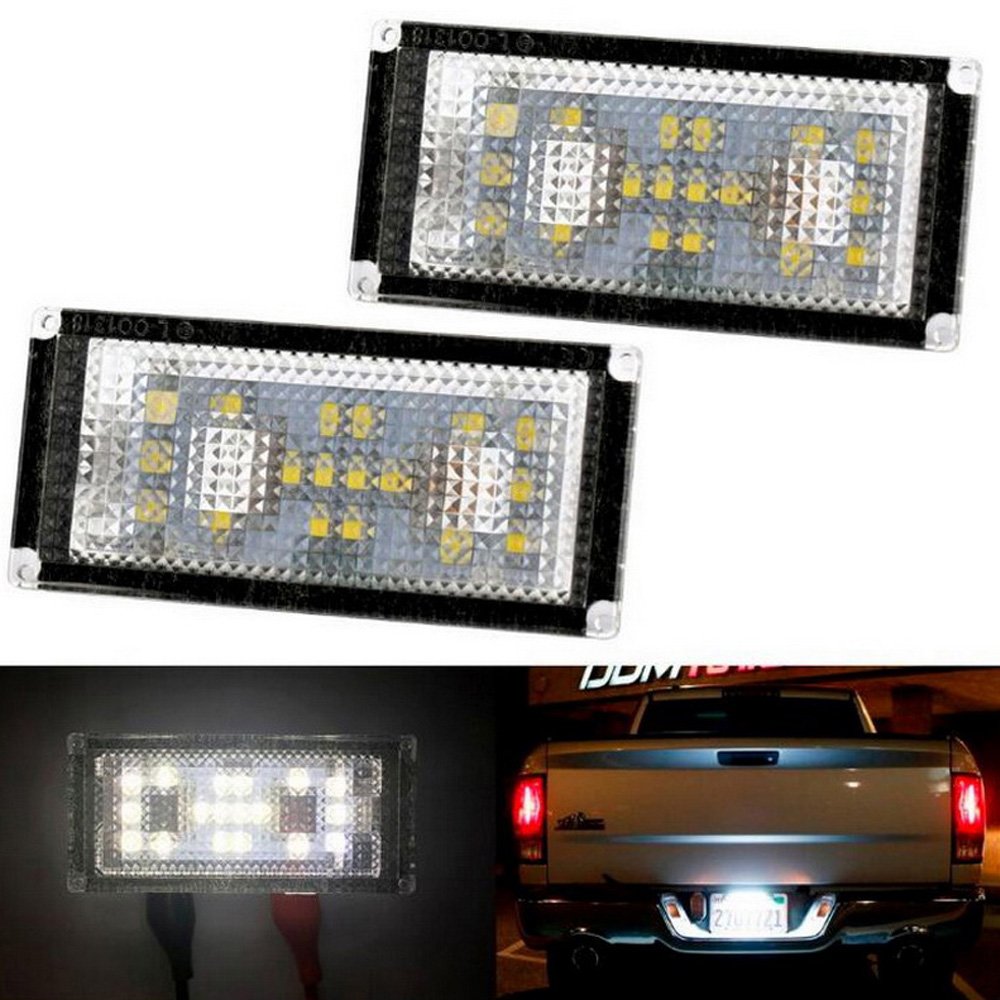 2X Error Free LED License Plate Lights for BMW E66 E65 7-Series 735i 750Li 760Li 2006-2008 – Bright Car Styling Upgrade for Night Driving & Enhanced Visibility