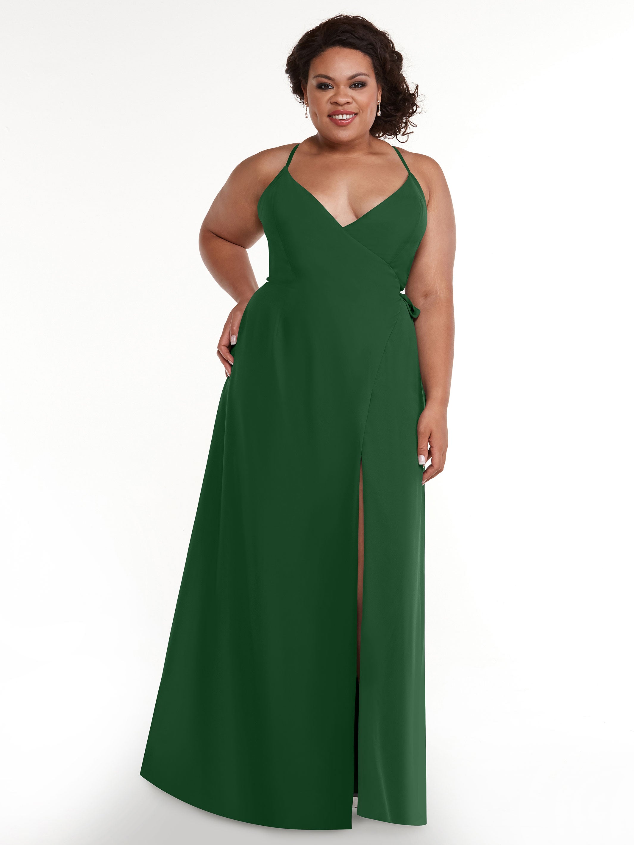 Elegant 80171 Sheath Chiffon Bridesmaid Dress with Adjustable Self-Tie Waist Sash - Perfect for Weddings, Formal Events & Special Occasions