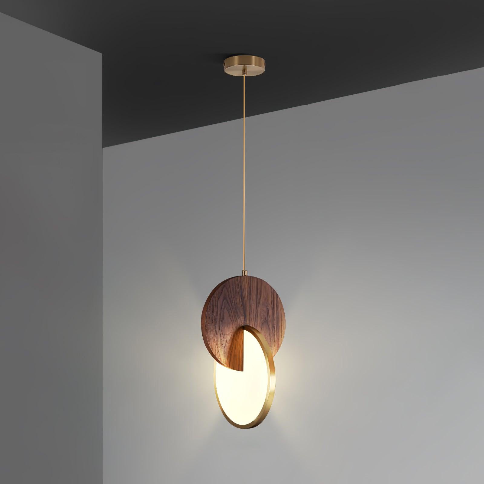 Walnut Wood & Gold