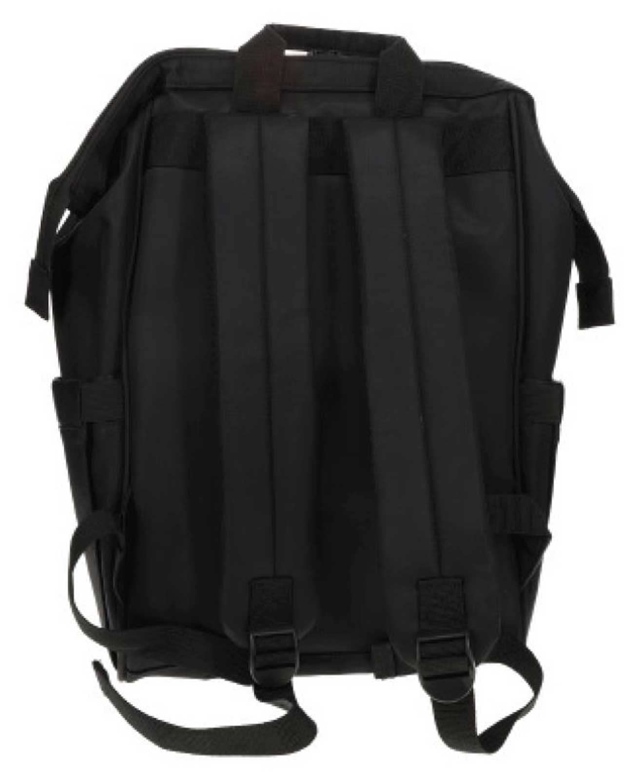 Harley-Davidson Embroidered Bar & Shield Diaper Backpack - Black Canvas Diaper Bag for Men & Women, Perfect for Baby Care, Travel & Outdoor Adventures