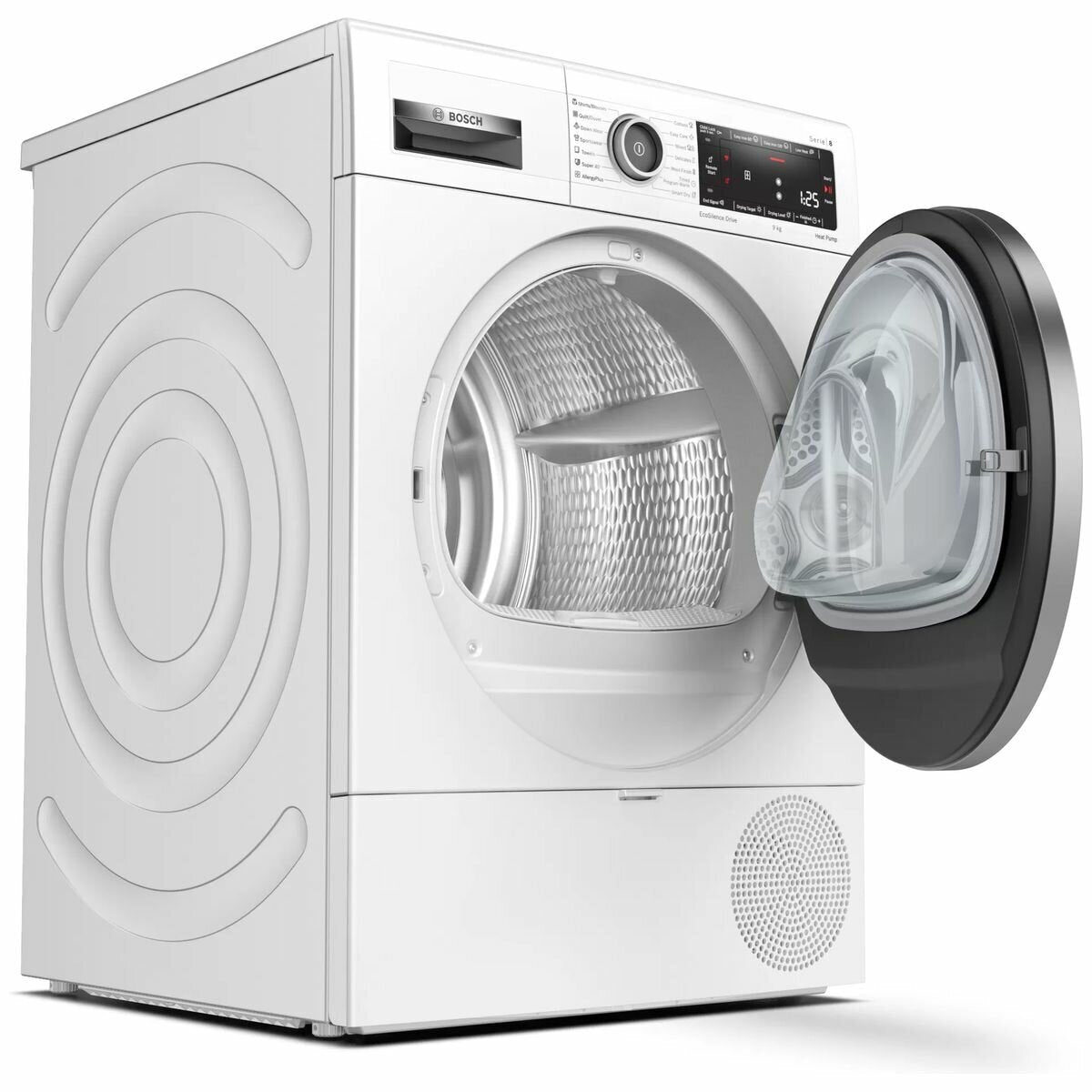 Bosch Series 8 9kg Heat Pump Tumble Dryer with Home Connect WTX88MH0AU - Energy Efficient Laundry Solution for Smart Homes & Large Families