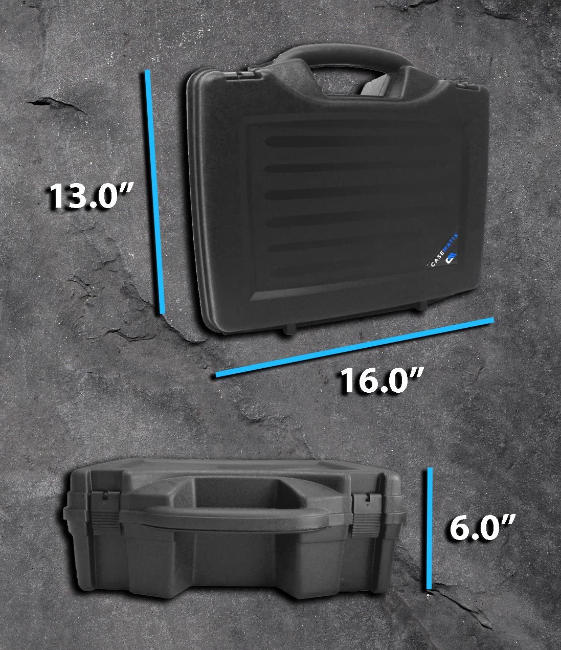 CASEMATIX Drum Kit Microphone Travel Case - Compatible with Kick Bass Drum Mic, Snare Tom Mic, Overhead Mic - Fits CAD, Shure, Samson Mics - Durable Protective Storage for Live Performances & Studio Sessions
