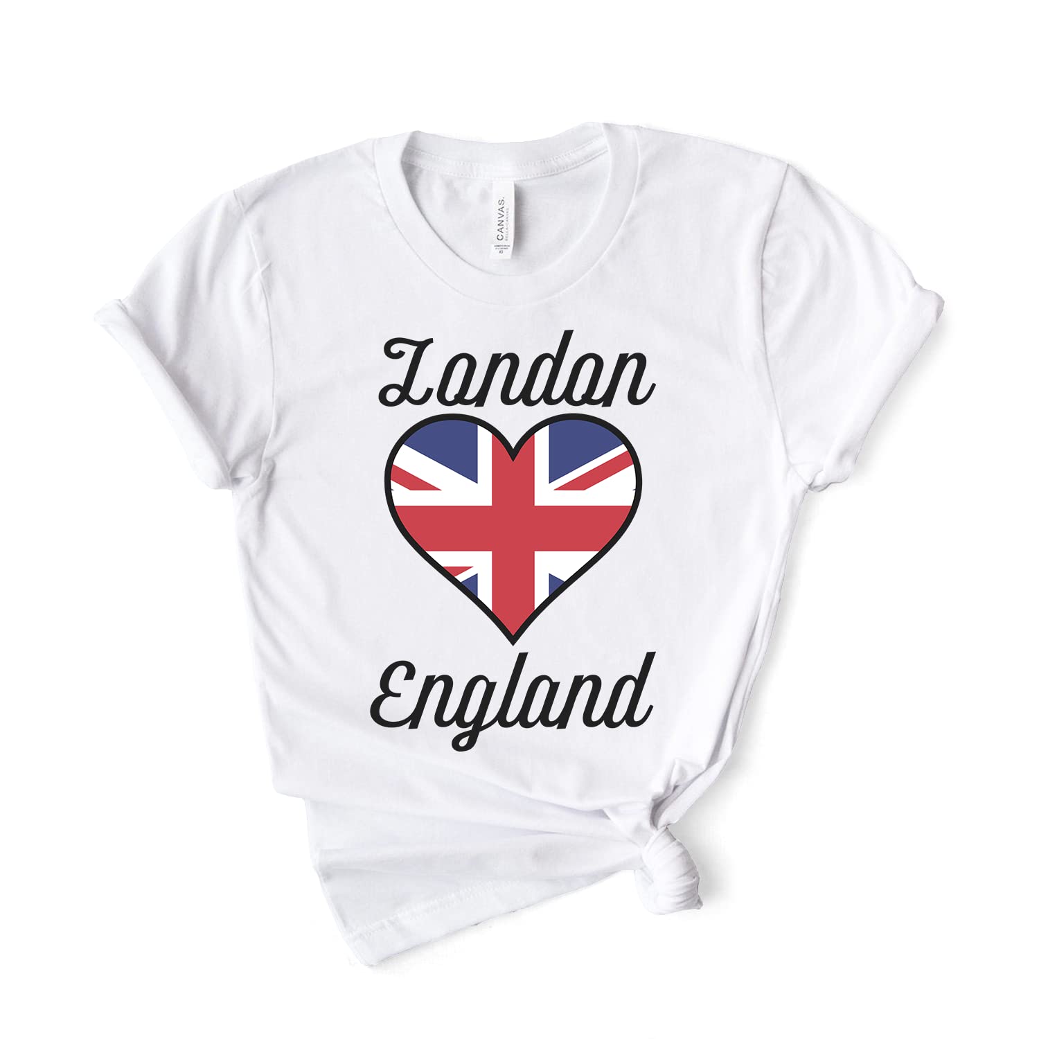 London UK British Flag T-Shirt - England Great Britain Unisex Soft Cotton Tee - Perfect for St Patrick's Day, Football Matches & Patriotic Gifts