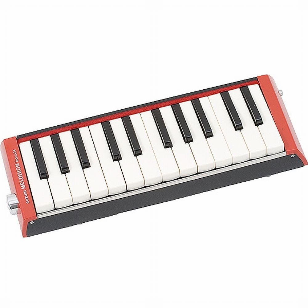Suzuki B-24 Bass Melodion - Professional 32-Key Harmonica for Musicians | Perfect for Live Performances, Studio Recording & Music Education