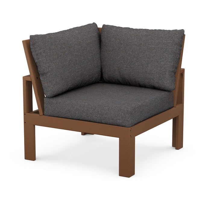 POLYWOOD Modular Corner Chair - Durable Outdoor Furniture for Patio, Deck & Poolside - Weather-Resistant & Low Maintenance