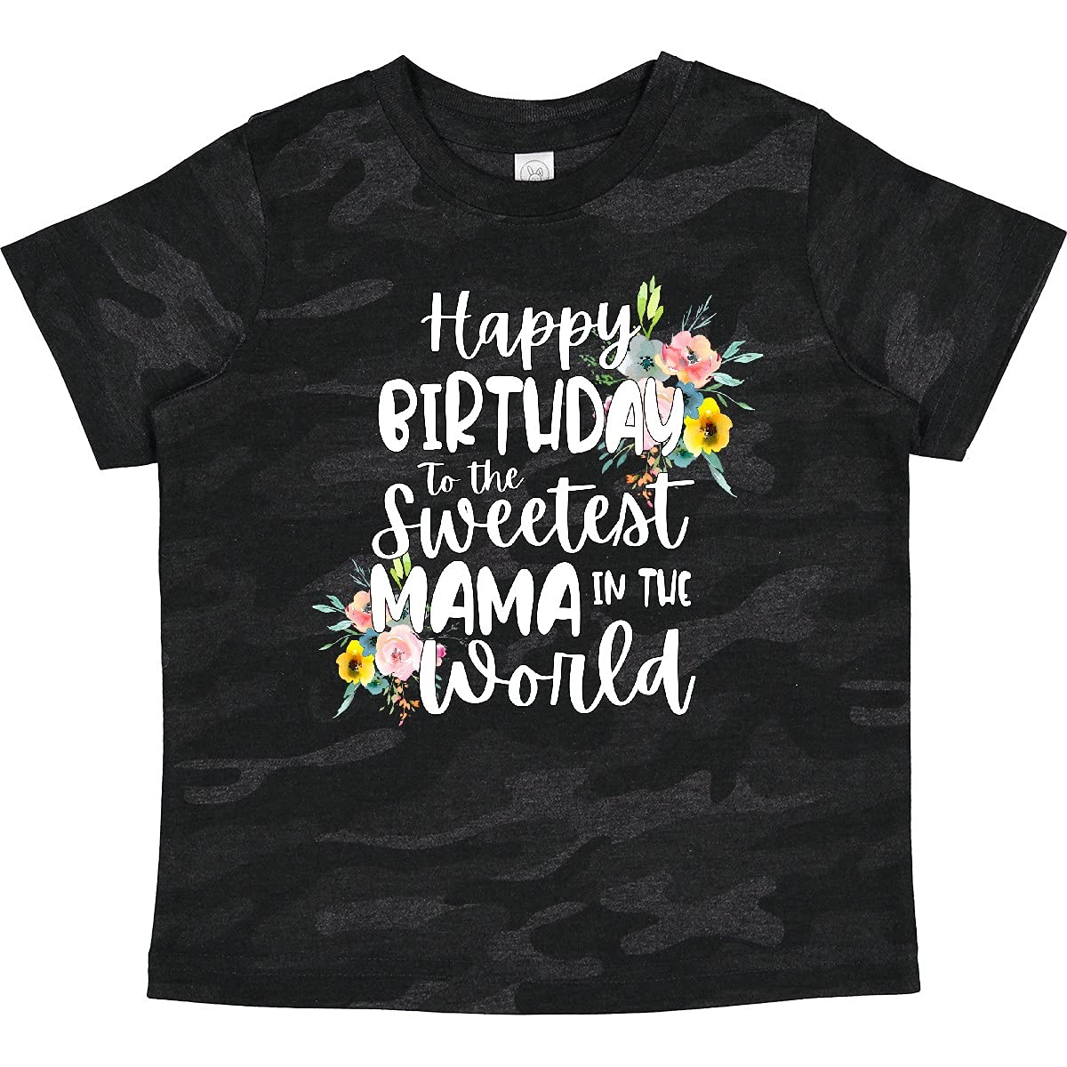 Inktastic 'Happy Birthday to The Sweetest Mama in The World' Toddler T-Shirt - Cute Birthday Outfit for Baby Girls & Boys, Perfect Gift for Mom's Special Day