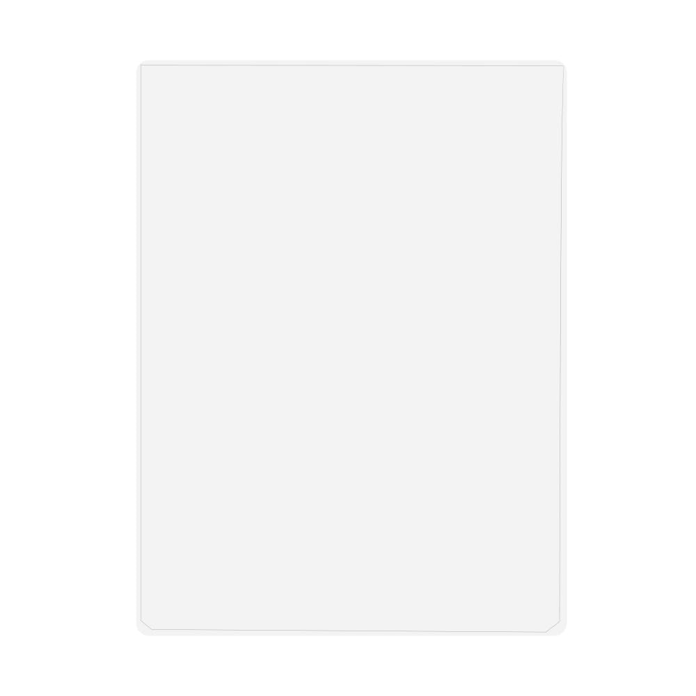 StoreSMART - 8.5 x 11 Inch Rigid Plastic Menu Holders - 100 Pack Durable Restaurant Menu Covers - Perfect for Restaurants, Cafes, Hotels & Catering Businesses