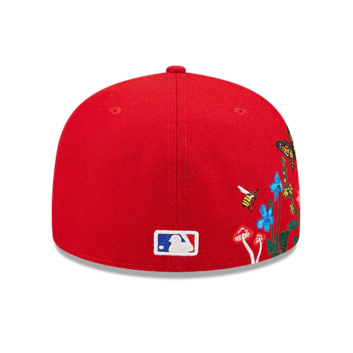 Washington Nationals Blooming Red 59FIFTY Fitted Baseball Cap for Men - Official MLB Hat for Games, Sports & Casual Wear