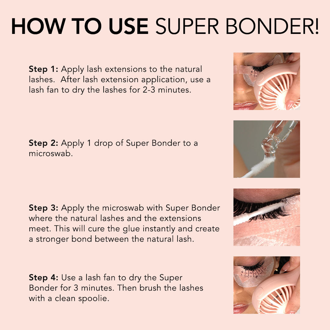 Lash Super Bonder - Professional Eyelash Glue for Long-Lasting Hold | Perfect for False Lashes, Extensions & DIY Lash Applications